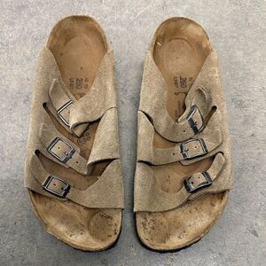 Birkenstock Tan Suede Sandals